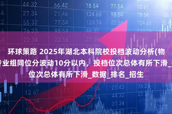 环球策路 2025年湖北本科院校投档波动分析(物理)：803%的专业组同位分波动10分以内，投档位次总体有所下滑_数据_排名_招生